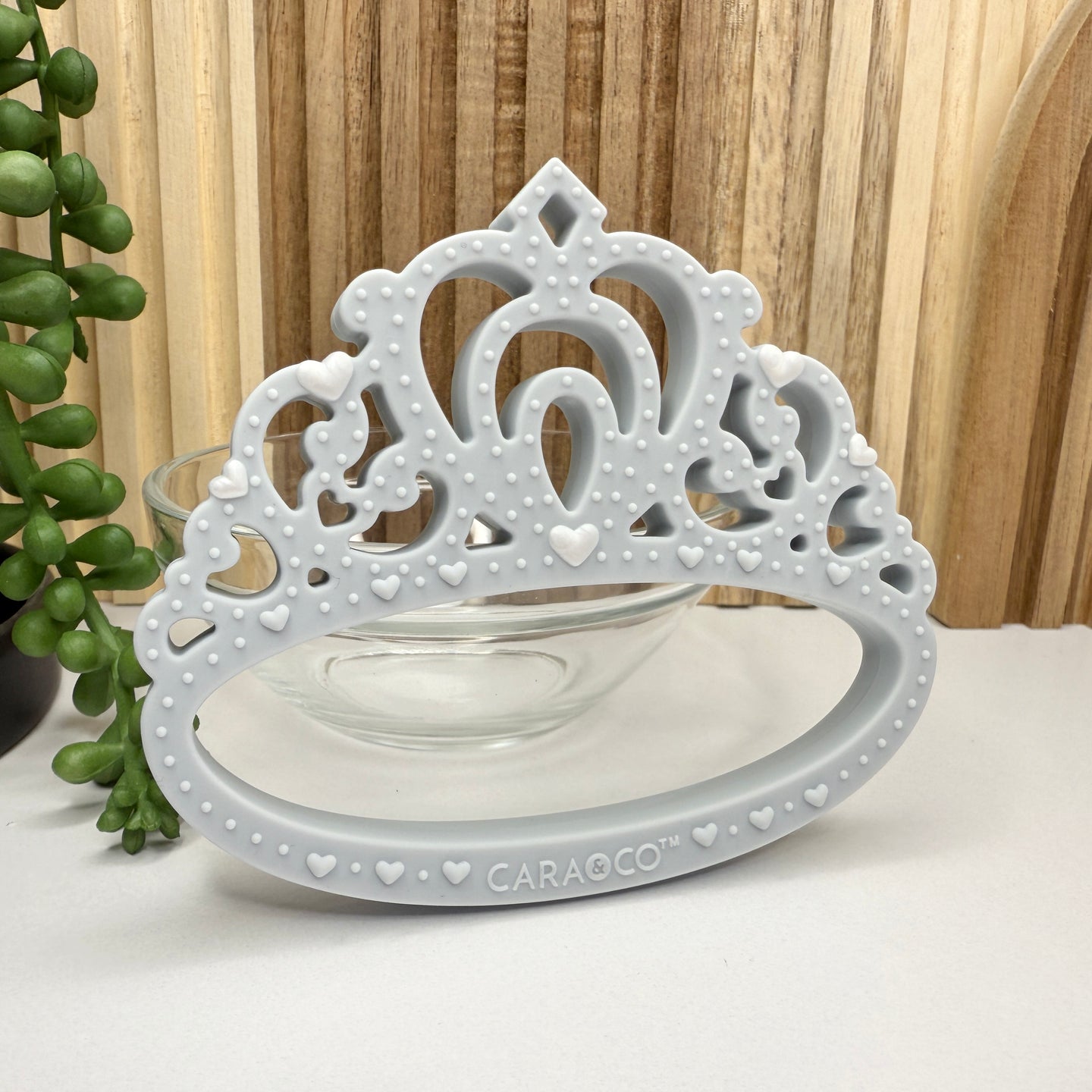 Ice Blue Tiara Teether